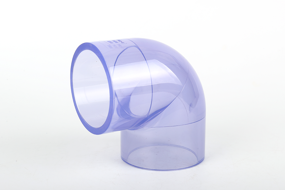 向阳透明 90 度弯头
